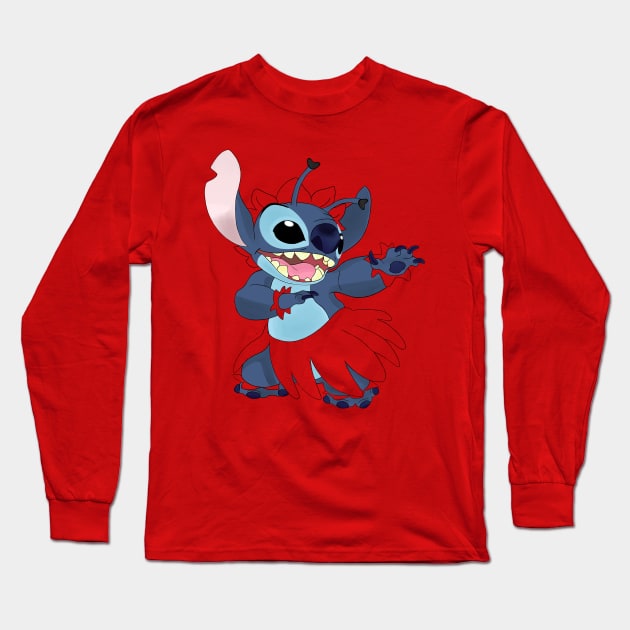 dancing stitch Long Sleeve T-Shirt by ChibiLevi